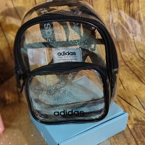 Adidas Clear Mini Backpack - Black Trim